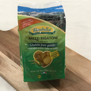 Farabella Gluten Free Mezzi Rigatoni (12 oz)